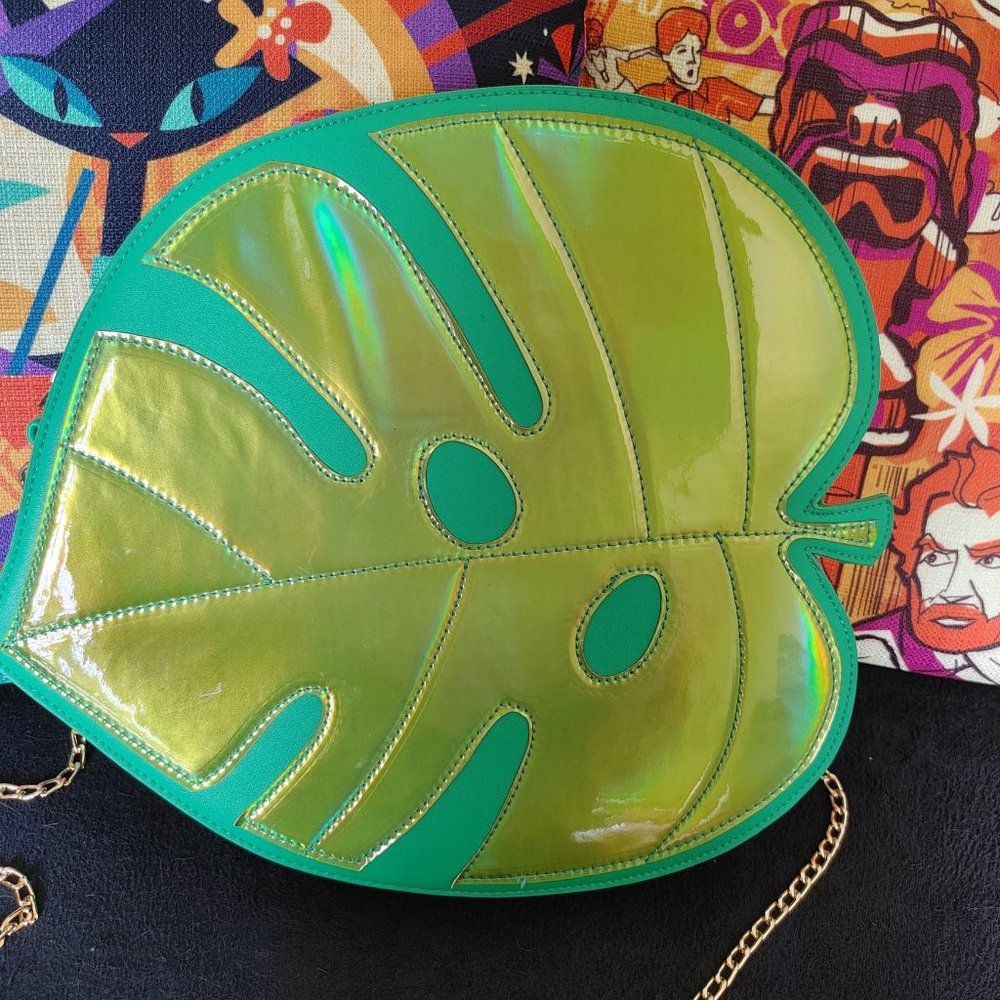 Lulu Hun London Monstera Leaf Purse